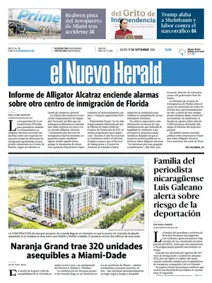 "El Nuevo Herald" Front Page