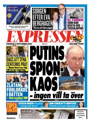 "Expressen" Front Page