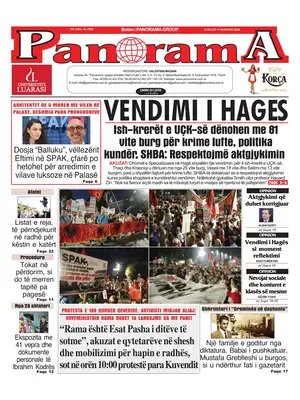 "Gazeta Panorama" Front Page