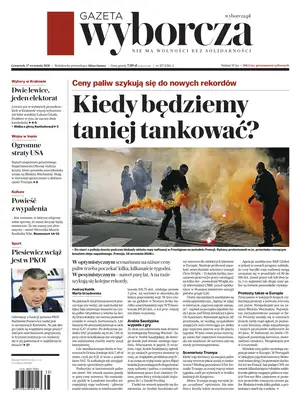 "Gazeta Wyborcza" Front Page