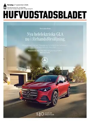 "Hufvudstadsbladet" Front Page