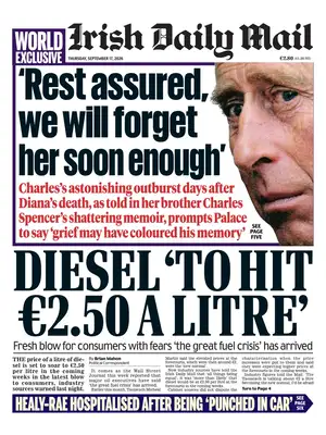 "Irish Daily Mail" Front Page
