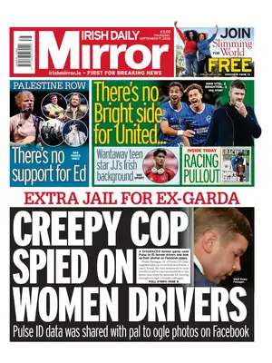 "Irish Daily Mirror" Front Page