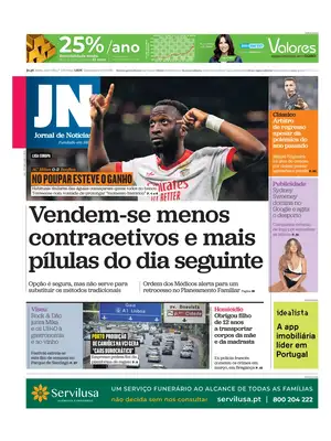 "Jornal de Notícias" Front Page