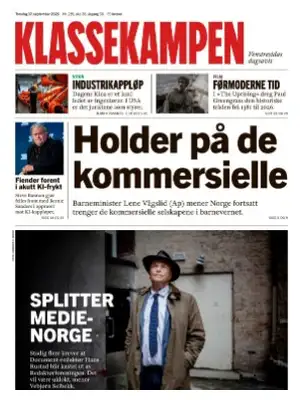 "Klassekampen" Front Page