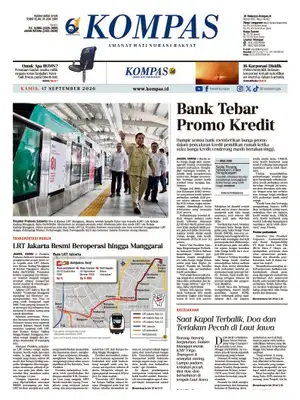 "Kompas" Front Page