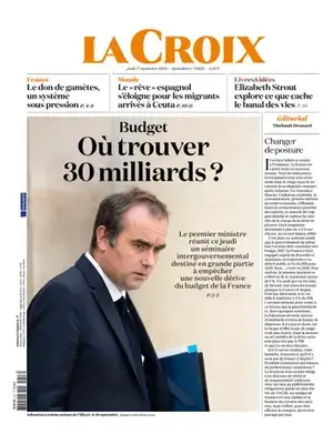 "La Croix" Front Page