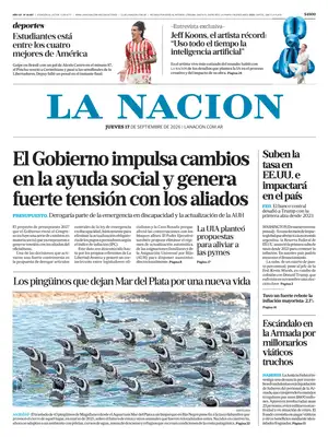 "La Nación" Front Page