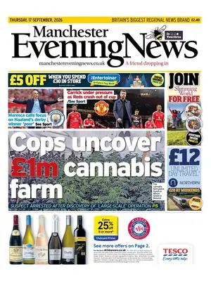"Manchester Evening News" Front Page