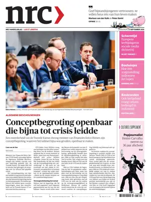 "NRC Handelsblad" Front Page