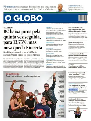 "O Globo" Front Page