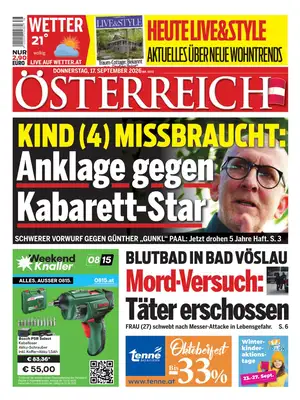 "Österreich" Front Page