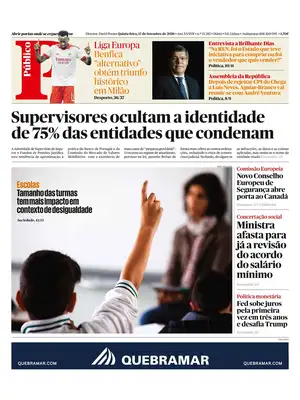 "Público" Front Page
