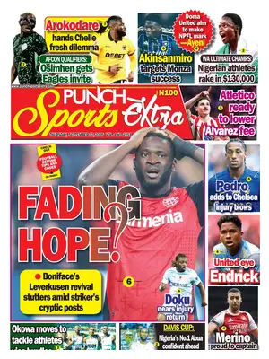 "Punch Sports Extra" Front Page