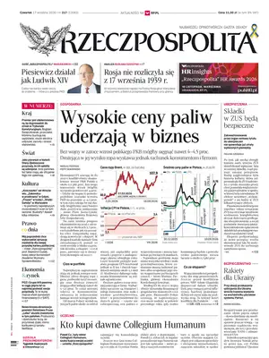 "Rzeczpospolita" Front Page