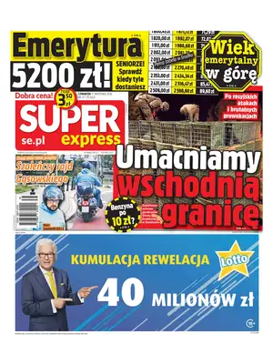 "Super Express" Front Page