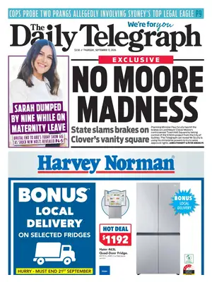 "The Daily Telegraph | Sydney" Front Page