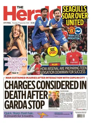 "The Herald | Ireland" Front Page