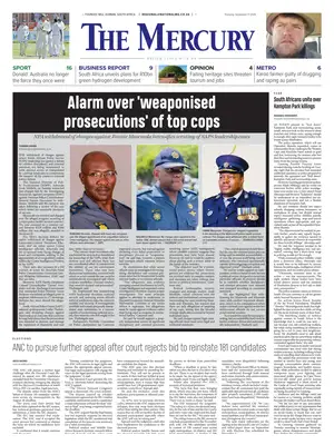 "The Mercury" Front Page