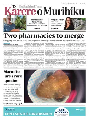 "The Southland Times" Front Page