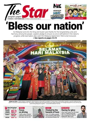 "The Star" Front Page