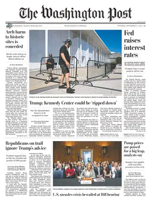 "The Washington Post" Front Page