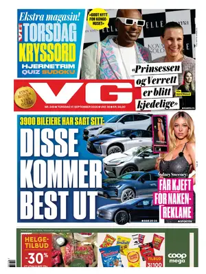 "Verdens Gang | VG" Front Page