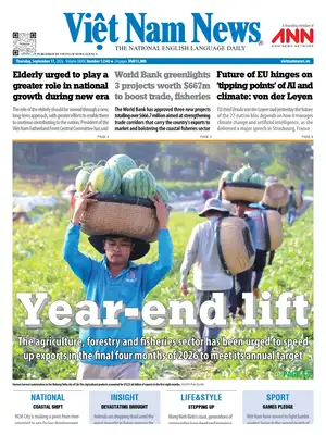 "Viet Nam News" Front Page