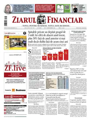 "Ziarul Financiar" Front Page