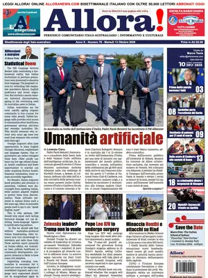 "Allora!" Front Page