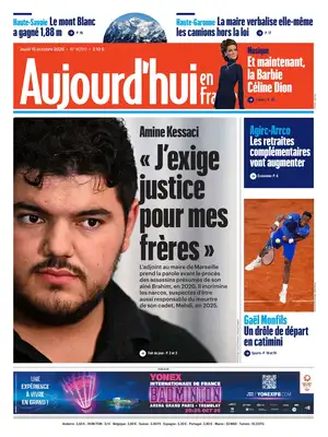 "Aujourd'hui en France" Front Page