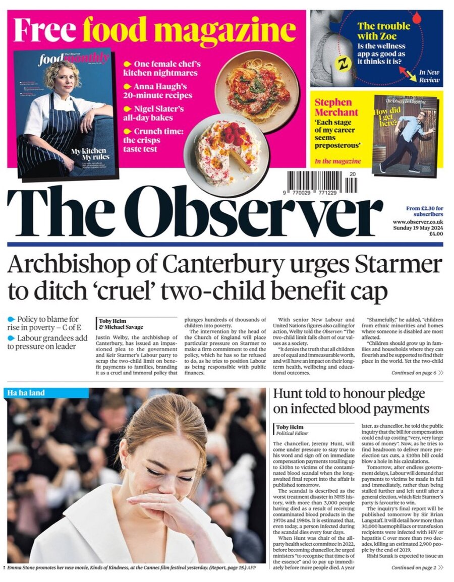 The Observer - Cover - 05/19/2024
