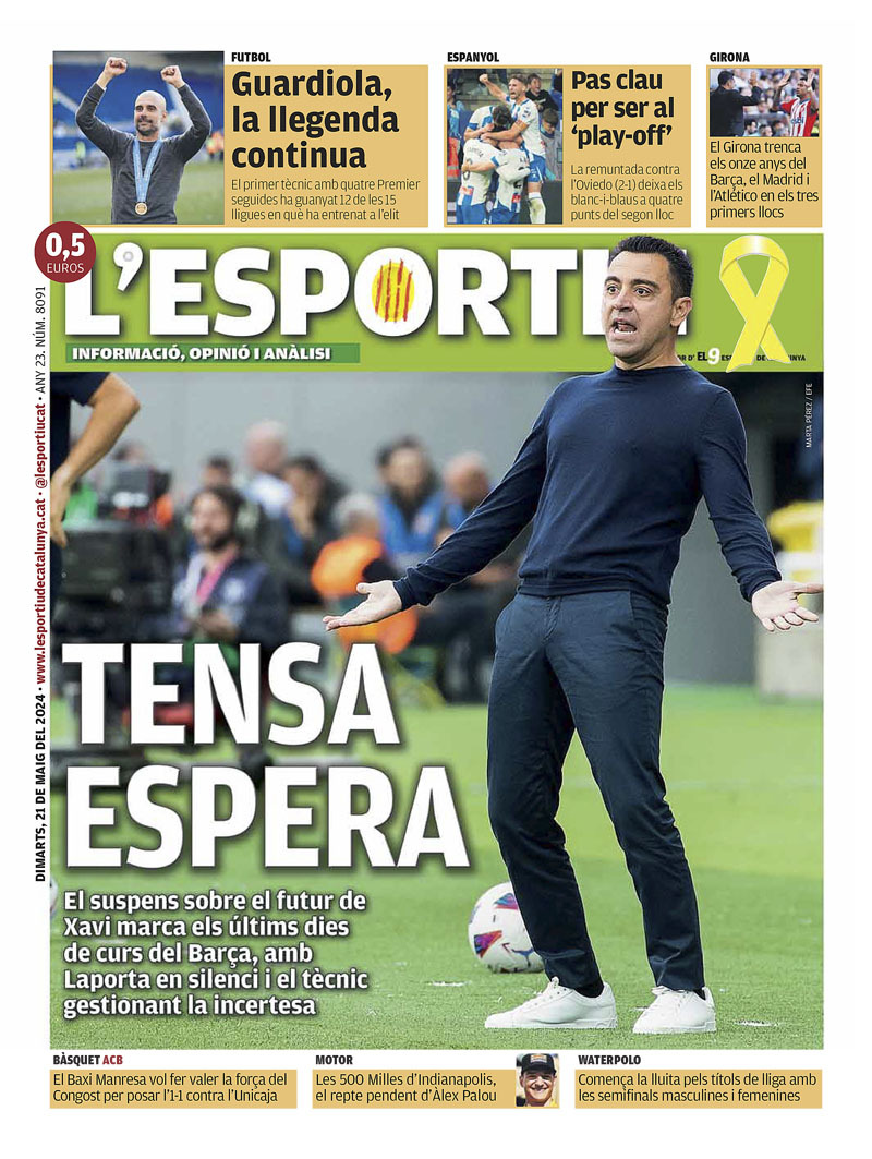 L'Esportiu - Front Page - 05/21/2024