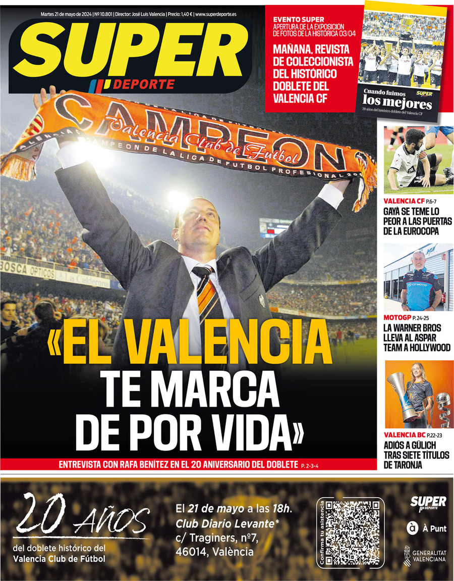 Superdeporte - Front Page - 05/21/2024