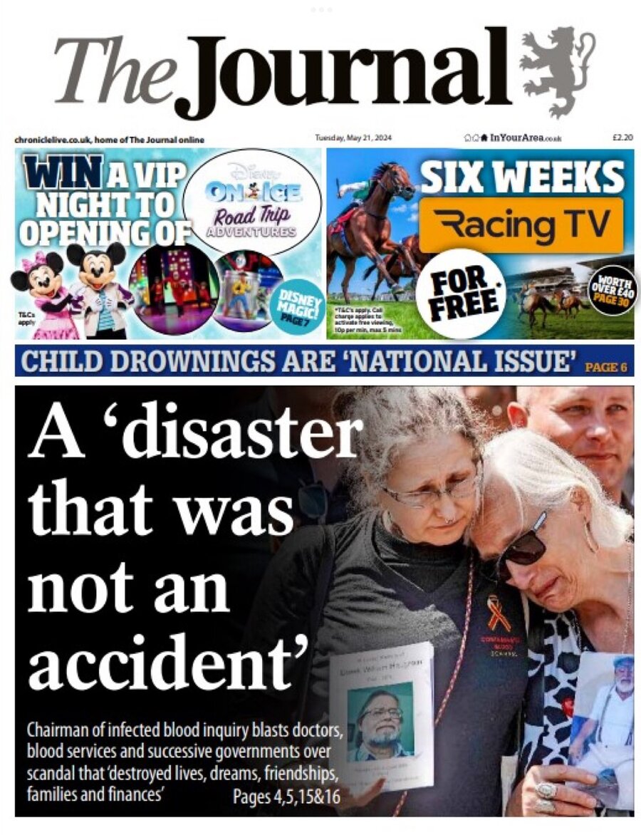 The Journal (Newcastle) - Front Page - 05/21/2024