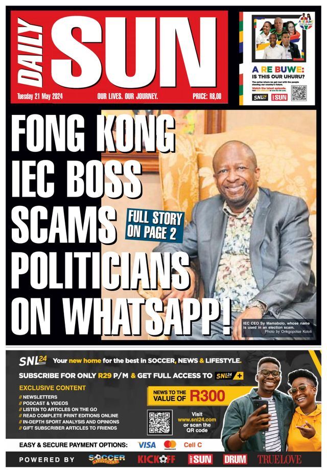 Daily Sun - Front Page - 05/21/2024