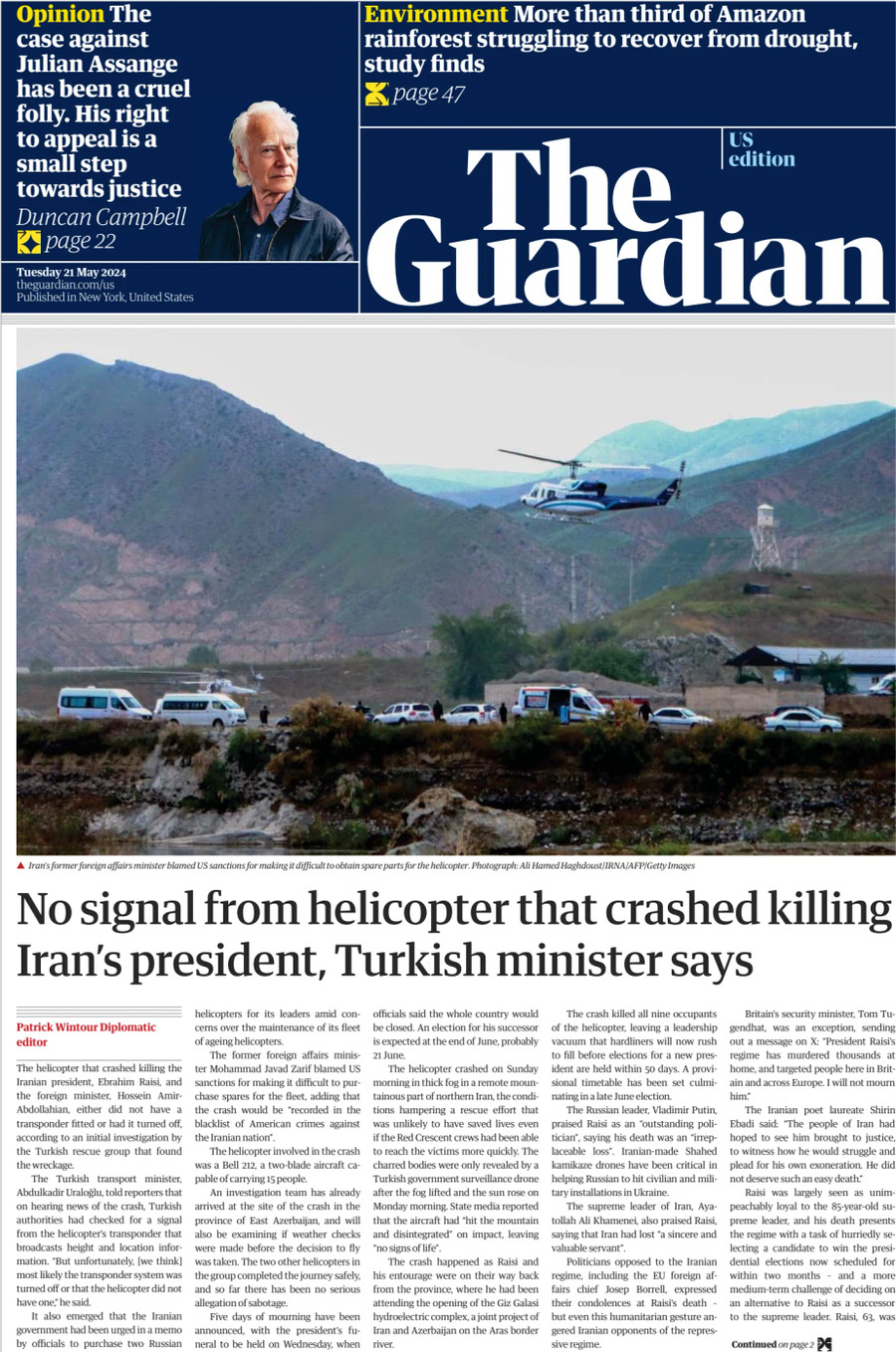 The Guardian US - Cover - 05/21/2024